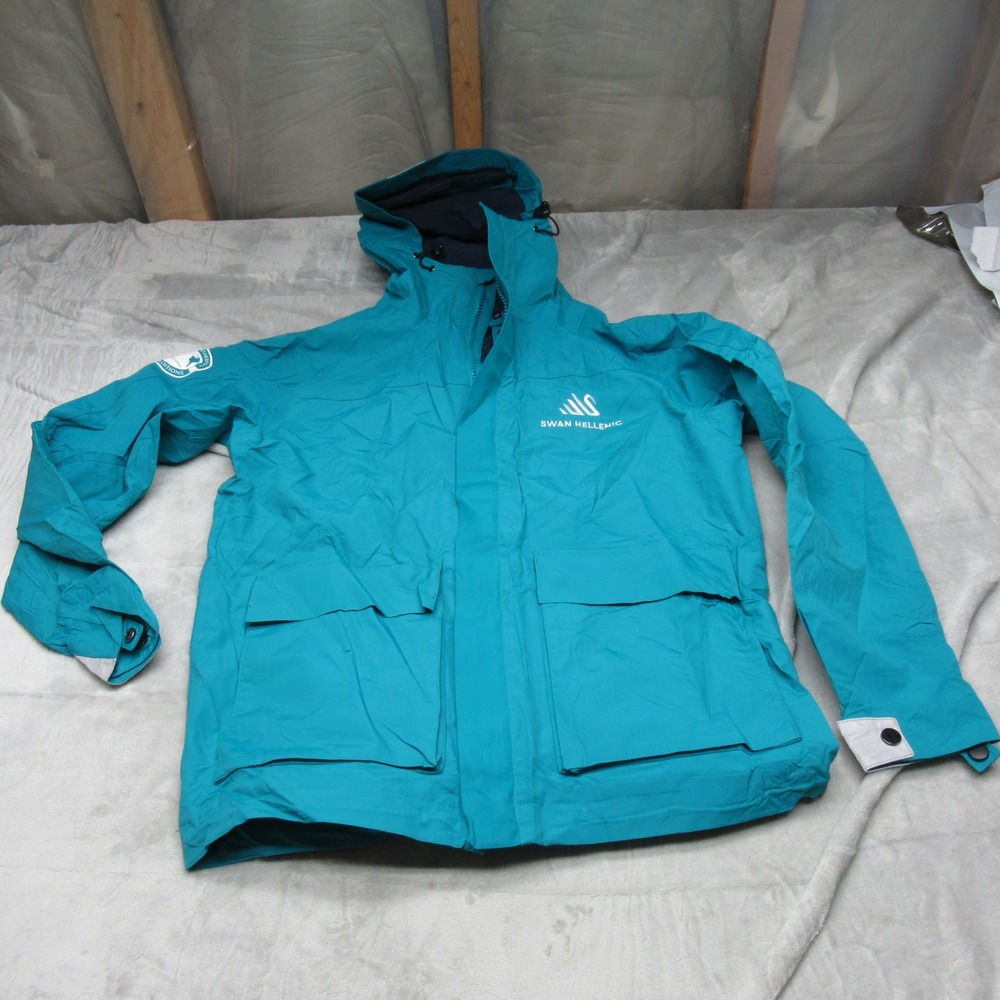Swan Hellenic Jacket Women XS Full Zip Waterproof Wind Rain Lining 3in1 Shell